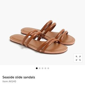 J. crew Seaside Slide Sandals NWOT